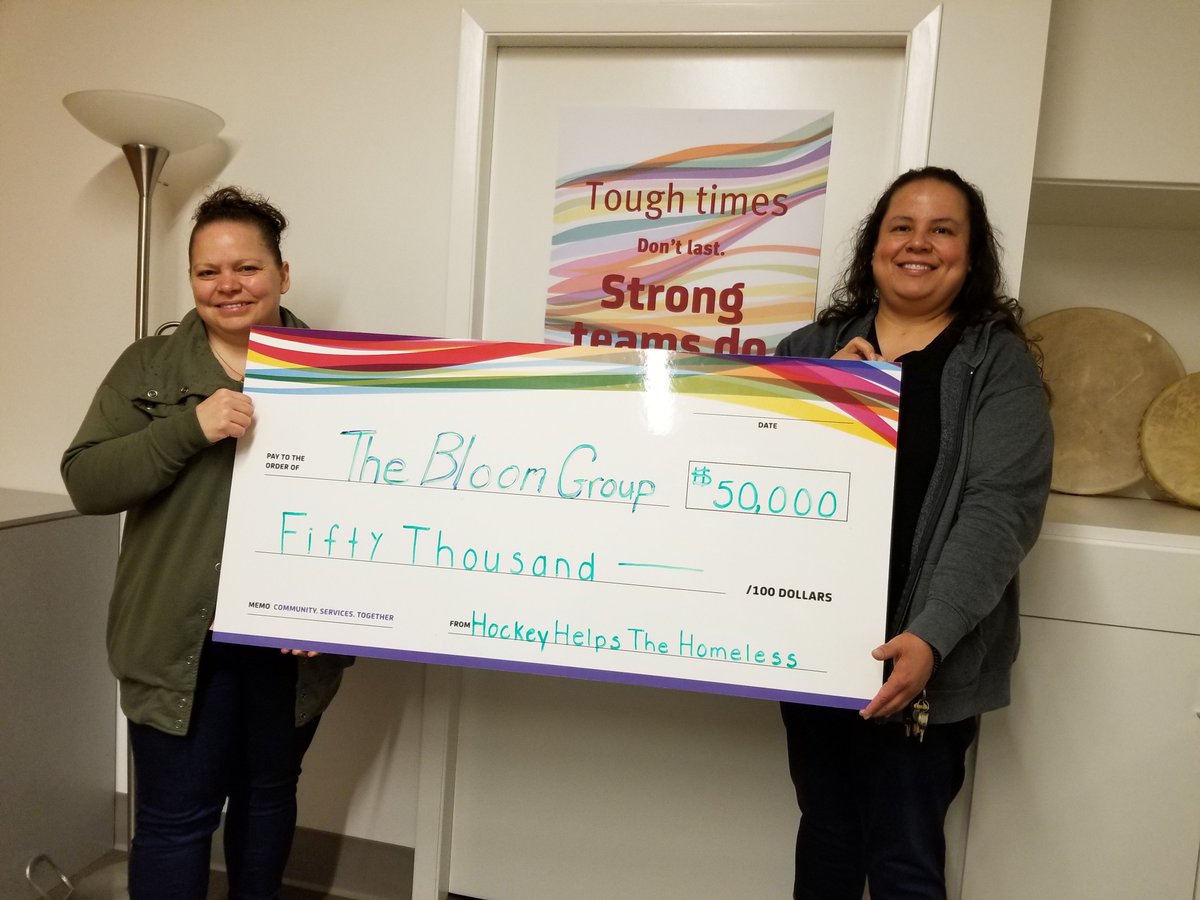 Big shout-out to  @HockeyHelps for their generous $50,000 donation to our Powell Place and Spring House shelters. This donation will go a long way towards supporting important initiatives during this time of  #Covid_19 and beyond. #covid19bc  #Vancouver  #HockeyHelpstheHomeless