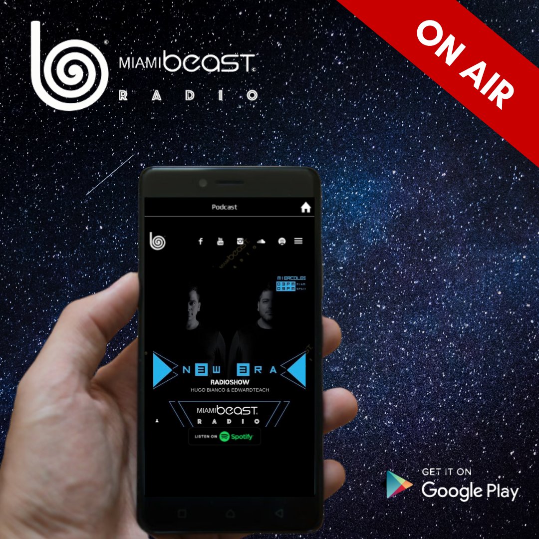 On today's show, we are streaming live my latest music and mixes. Tune in now! #N3W3RA #Radio
🎧 miamibeastradio.com
🔽 Download APP  bit.ly/MBeastAPP