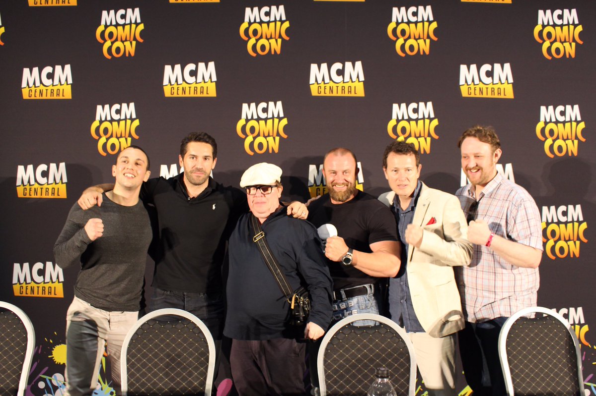 Looking back to this day 27th May 2017 @TheScottAdkins & me were in London where Scott was a guest at @MCMComicCon @ExCeLLondon with @DonnieYenCT & promoting #accidentmanmovie with a Q&A hosted by @TheMikeFury @RossOHennessy #perrybenson #nickmoran 👊