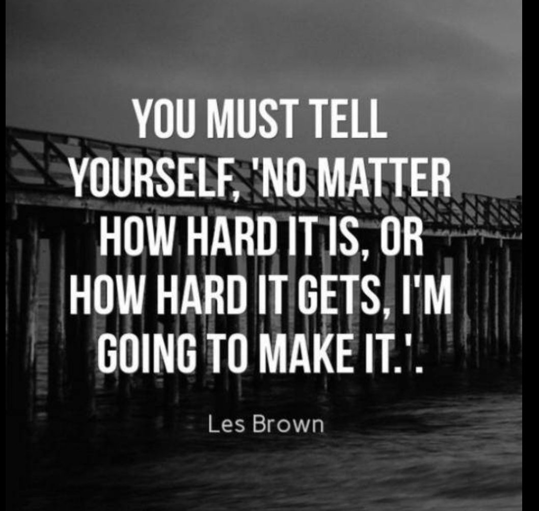 When you are having a down day give yourself a kick up the **** 😉