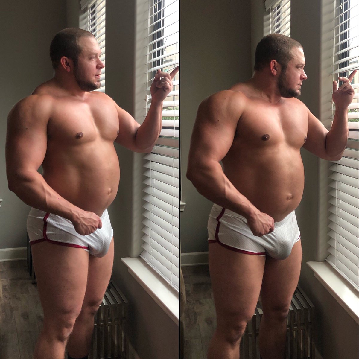 PrestonBrock's tweet photo. Whether you’re waiting on someone to get home from his workday😍....
 or waiting for take-out delivery 😉💪🏼.
.
.
.
.
.
#musclebull #musclebear #musclegay #beefygay #thickgay #gay #gaybulge #musclechub #gaymusclebear #beargay https://t.co/JG9X8dSk0K