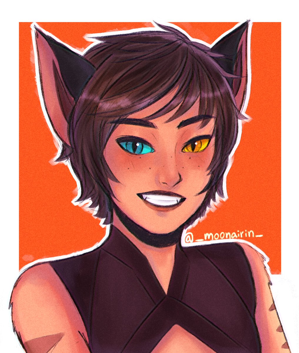 HONEYL3MN's tweet photo. meow! 🐱🧡
#Catra #spop #Shera #sheraspoilers #spopS5 #fanart #CatraFanart https://t.co/iN9QsQh0sF
