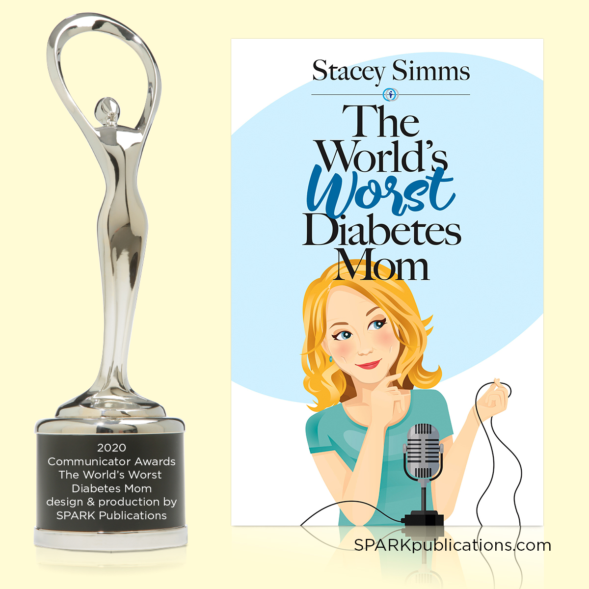 SPARKPubs's tweet photo. .@staceysimms proved once again that being the "world's worst" isn't so bad after all. Her book won a Silver Award of Distinction in the 2020 Communicator Awards. Congrats, Stacey! You're the best of the best in our books! #sparkpubs #indiepublishing #indieauthor https://t.co/eSKEhNGfWT