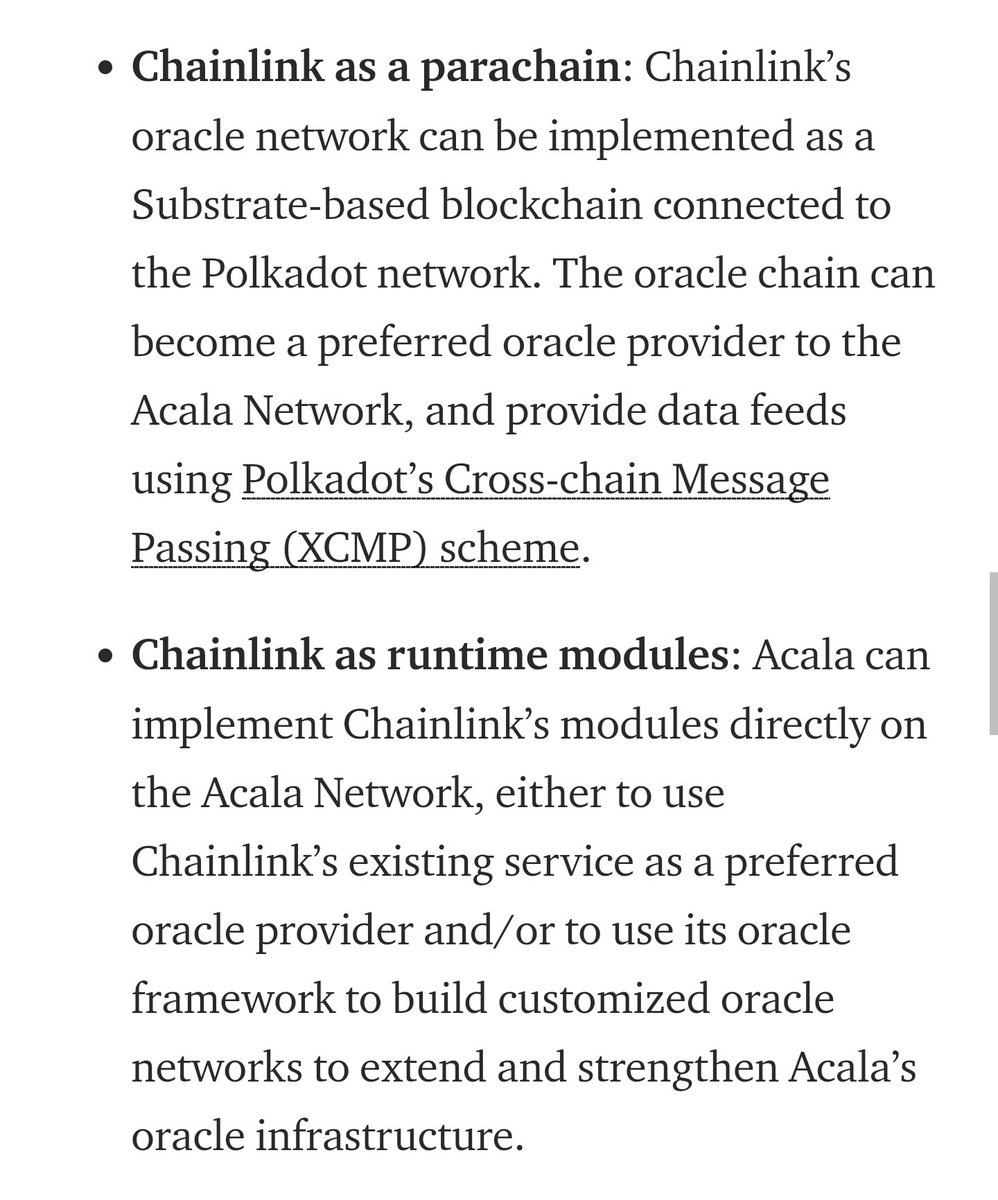 The  $LINK token can be bridged to any other DLT (permissioned or permissionless) enabling native Chainlink support without being subject to Ethereum's transaction speeds This means Chainlink networks can operate as fast as the underlying L1 blockchain or even any L2 solution