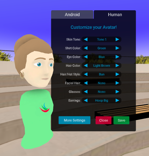 121Library's tweet photo. Thank you x💯! For me, VR meetings are more immersive and allow me to accommodate attendees who might feel unease in other environments. These avatars are a great way to express identity comfortably. It amazes me that this is browser based! #VRMeetings #AccessibleVR https://t.co/Vt7Sv6Vm9S