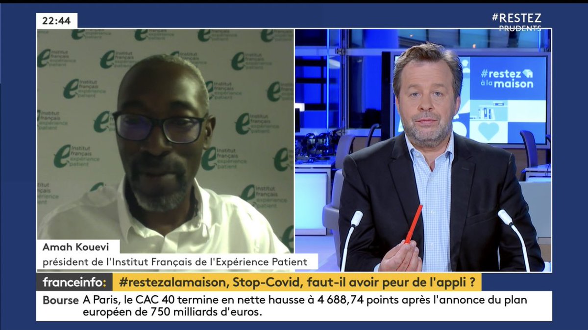 mongesteenplus's tweet photo. « Faut-il avoir peur de #StopCovid ? » demande @franceinfo.
Avec #MonGesteEnPlus, optez sereinement pour un #Deconfinement optimiste et prudent 📲 
🙌 @xpr_patient @xp_france https://t.co/tpLMCe2wCg