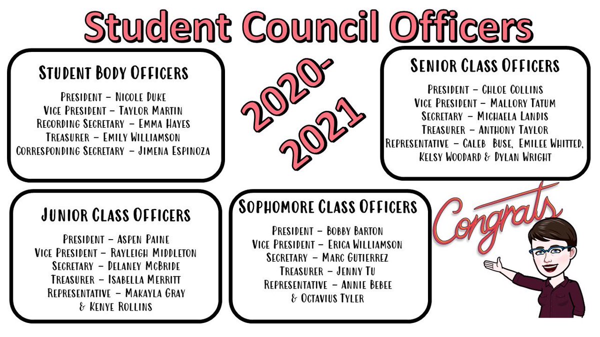 MRS_YGB_'s tweet photo. Silsbee High School Student Council Officers for the 2020-2021 School Year!!! Congratulations (sorry guys I had to correct an error) https://t.co/P3CTUrlsva
