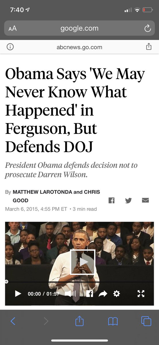 I’m about results at the end of the day Obama defended the DOJ and Darren Wilson, never visited any of the communities affected by high profile killings such as Mike Brown, Eric Garner and Tamir Rice, didn’t use any executive influence to hold these people accountable