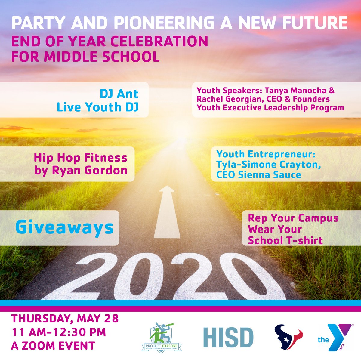 Aj_proexplore's tweet photo. We.Are.Ready #Projectexplore #YTeenLIFE #YMCAHouston #TexansCare
5.28.20 
"Party and Pioneer a New Future"
@FondrenMS_HISD @HISD_ProjectEx @YTeenLIFE @YouthExecutive https://t.co/5vFhovYVA6