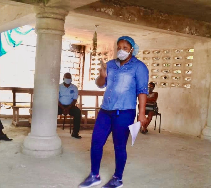 C2CHaiti's tweet photo. Along with the barrels filled with provisions that were sent, we also worked with Peasant Association leaders and local doctors to conduct COVID-19 informational sessions to empower the community to stop the spread. Continue to support C2C today! #10YearsofCommunity #Haiti https://t.co/HkRmlt67pG
