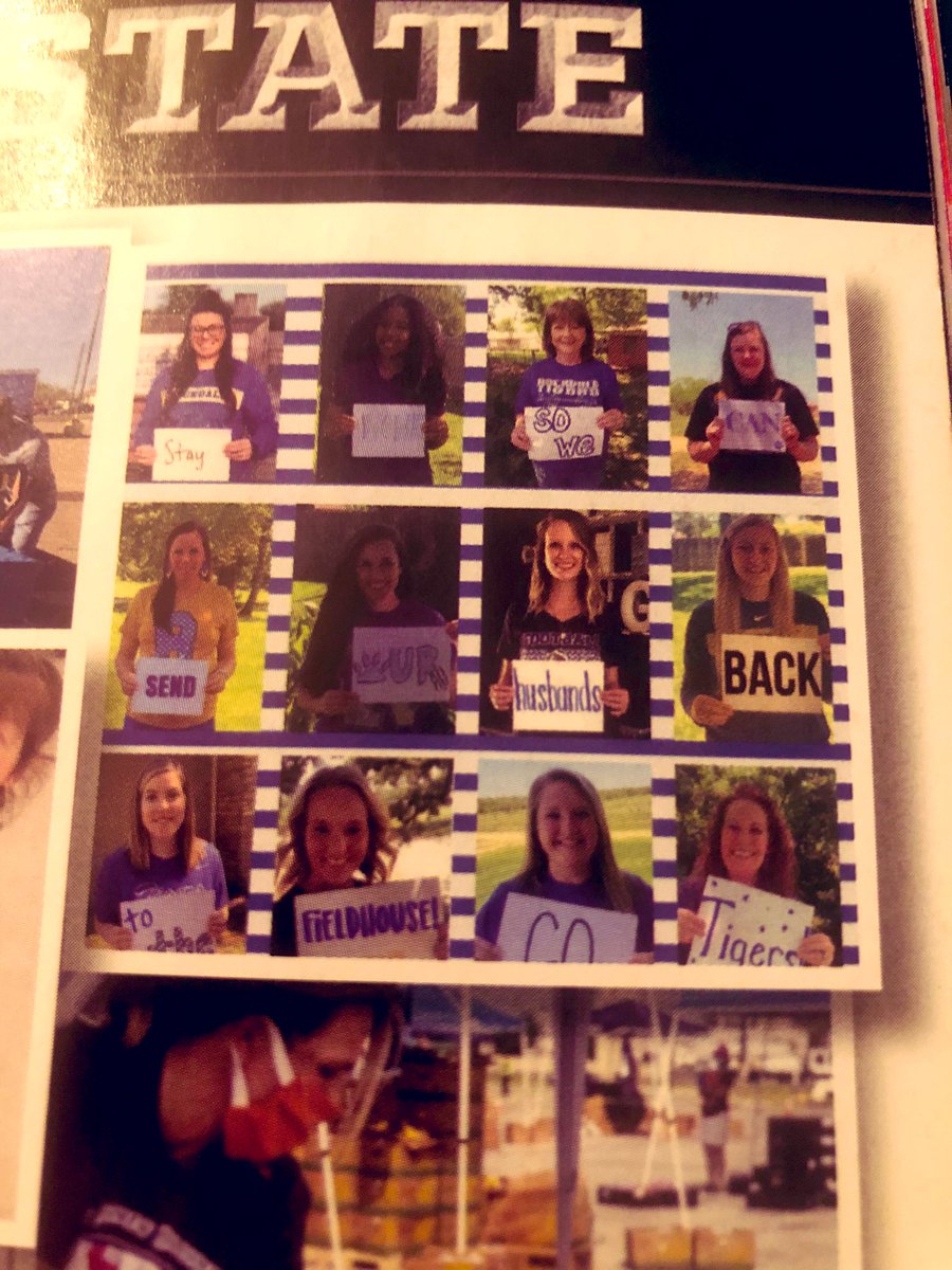 Rockdale Football coaches’ wives in the <a href="/THSCAcoaches/">THSCA</a> May magazine! #TFND