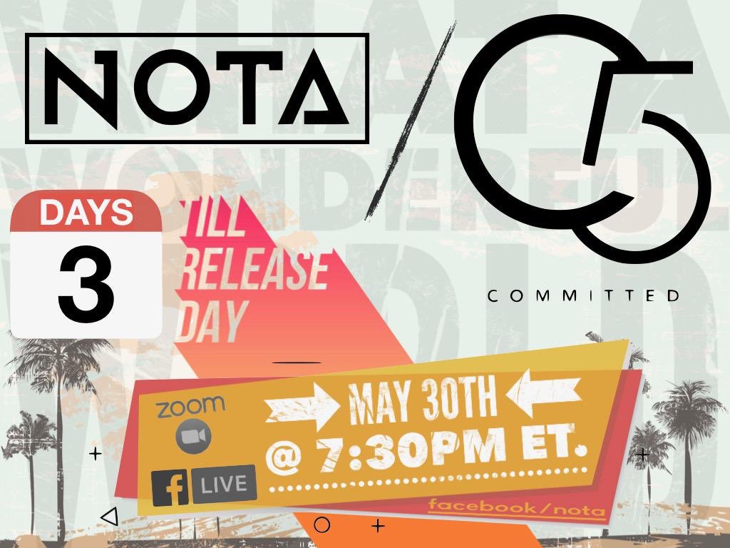 NOTA and <a href="/committedsings/">Committed // C5</a> join forces! Tune in to our Facebook page this Saturday afternoon for more details. Facebook.com/notavocal