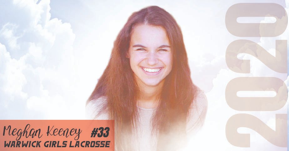 warwickgirlslax's tweet photo. 2020 Senior Spotlight: #33 - Meghan Keeney

Position: Defense
Parents: Rob and Wendi Keeney
After the Warwick Class of 2020 graduates, Meghan will continue to inspire her teammates, friends, and family while laughing and dancing in heaven.  ❤ always #33

https://t.co/b0Vvx90VEN https://t.co/y7o04qQjV3