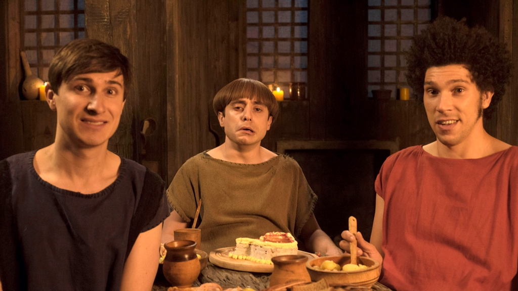 WhosOnTV's tweet photo. For those watching #Plebs on ITV2, Ryan Sampson (Grumio) was in The Sontaran Stratagem in 2008. Maureen Lipman was in The Idiot's Lantern in 2006. Samantha Spiro (Sylvia) played Hazran in World Enough and Time in 2017. https://t.co/hXZjSvivL6