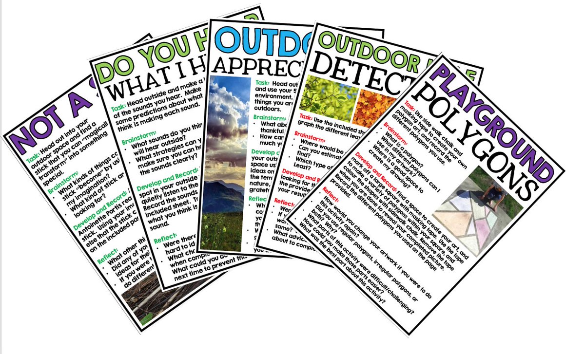 New #outdoor learning activity cards added to the #SD33 set.  Thanks to <a href="/MarissaFDespins/">Marissa</a>  curriculum.sd33.bc.ca/sites/curricul…
#outdoorclassroom #SD33learns