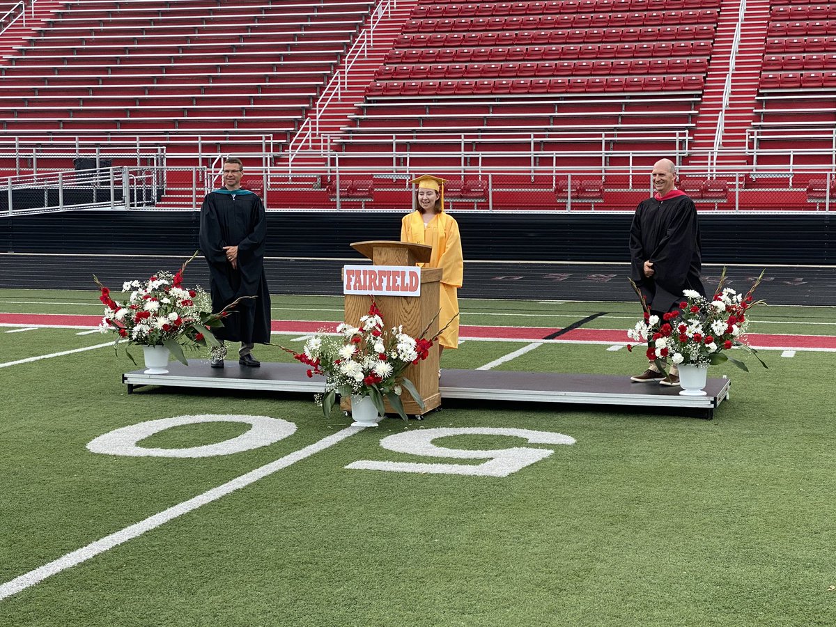 More graduation pics! Congrats to the Class of 2020! #FairfieldPride