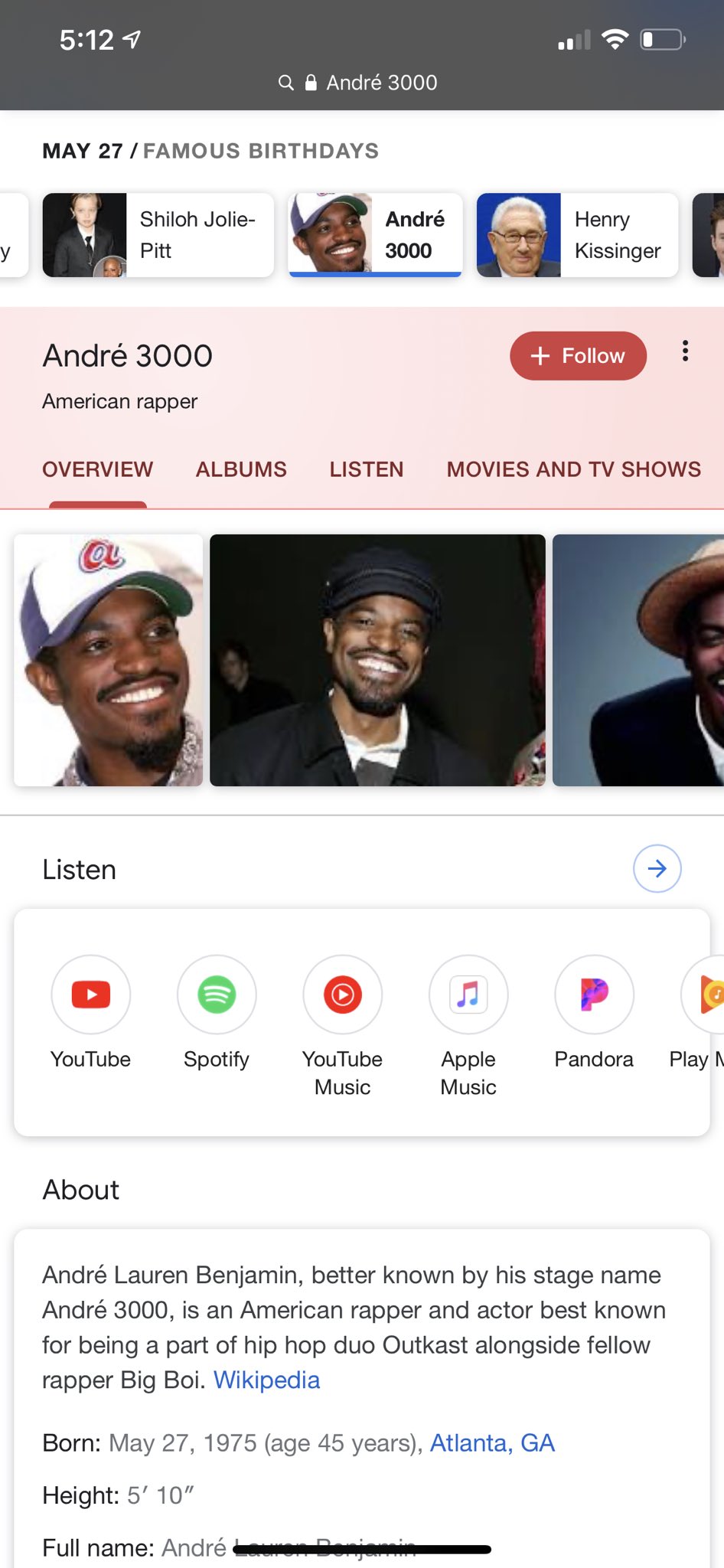 Happy birthday to André 3000... and me 