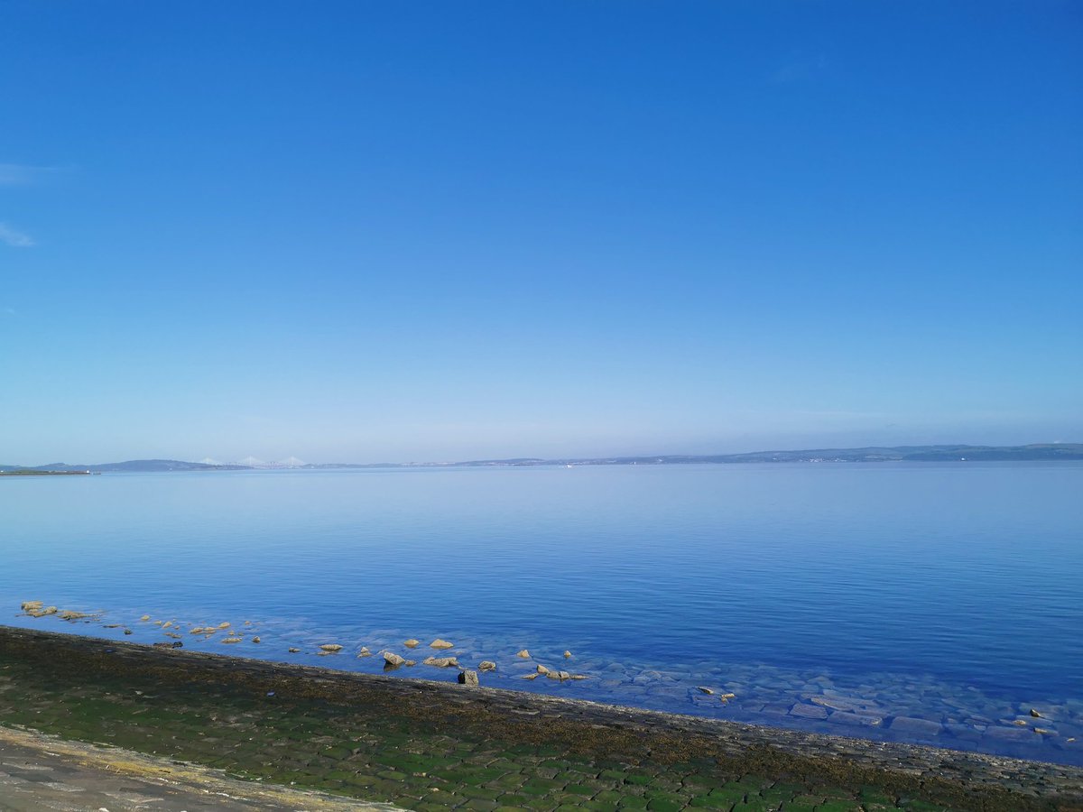 When the Forth is as blue as the sky. 😊