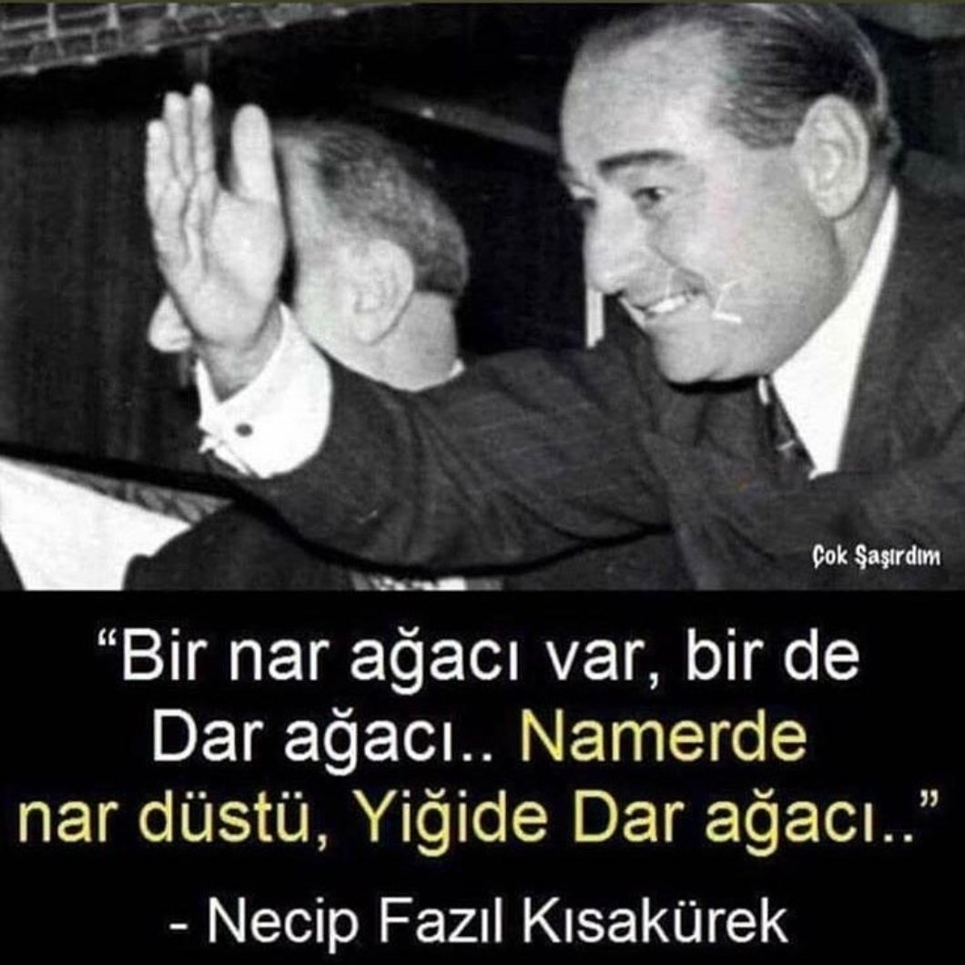osmannkahya's tweet photo. Unutmayın “Bu millet, Tanrı Uludur'dan Allahu Ekber'e dönmek için bir Başbakan feda etti.#27Mayıs Allah-u Ekber diyebilmenin bedelidir! Şehit Başbakan Adnan Menderes ve arkadaşlarını rahmetle yâd ediyorum.
" Devletime ve Milletime Ebedi Saadetler dilerim "
#Meselebu..... https://t.co/WQKn3ugqbK