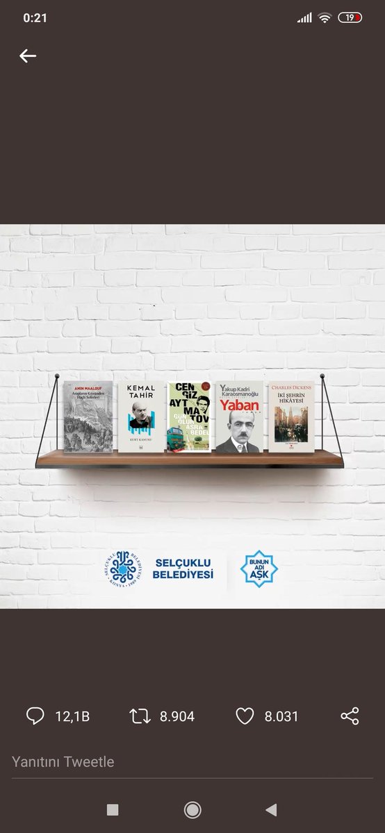 <a href="/SelcukluBel/">Selçuklu Belediyesi 🇹🇷</a> Geç kaldık nasıp