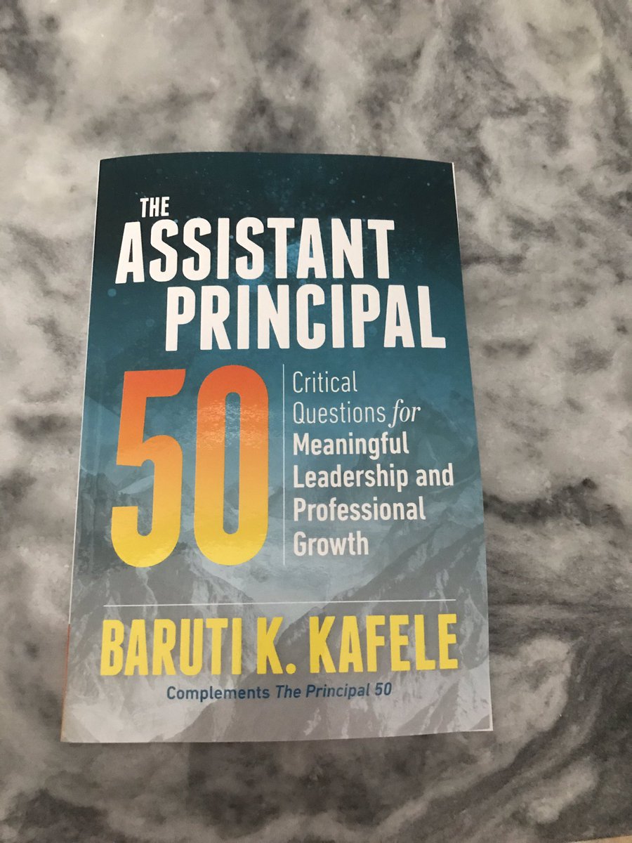 My book FINALLY came in! Cannot wait to dive in and learn, reflect, and grow! Looking forward to this week’s Academy with <a href="/PrincipalKafele/">Principal Kafele</a>! #neverstoplearning #neverstopgrowing
