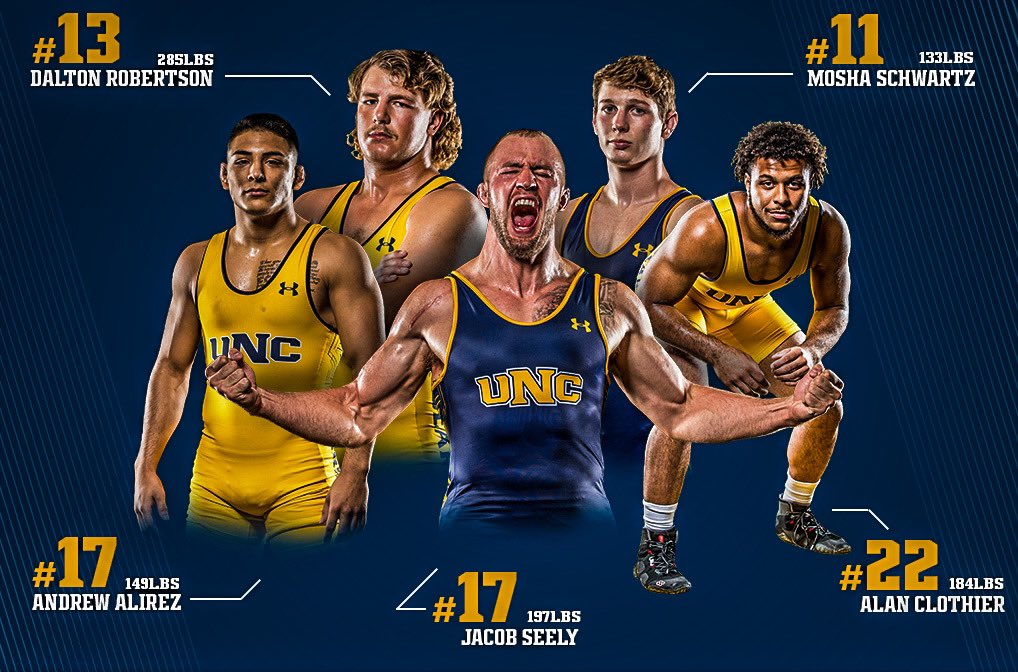 Five Bears land in the first <a href="/flowrestling/">FloWrestling</a> Preseason National Rankings! #BearDown #HibernationIsOver