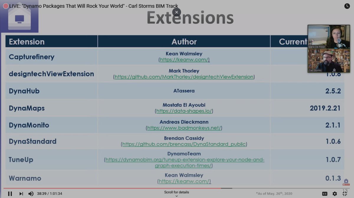 RenRainville's tweet image. thanks @theBIMsider I didn&apos;t know about most of these extensions! always more to learn. 
also thanks to #yourdeskuniversity @danadefilippi and @TmnHzll this #knowledgeflow is essential in #AEC #exponentiallearning #dynamoBIM I look forward to the new #Monocle @60secondrevit