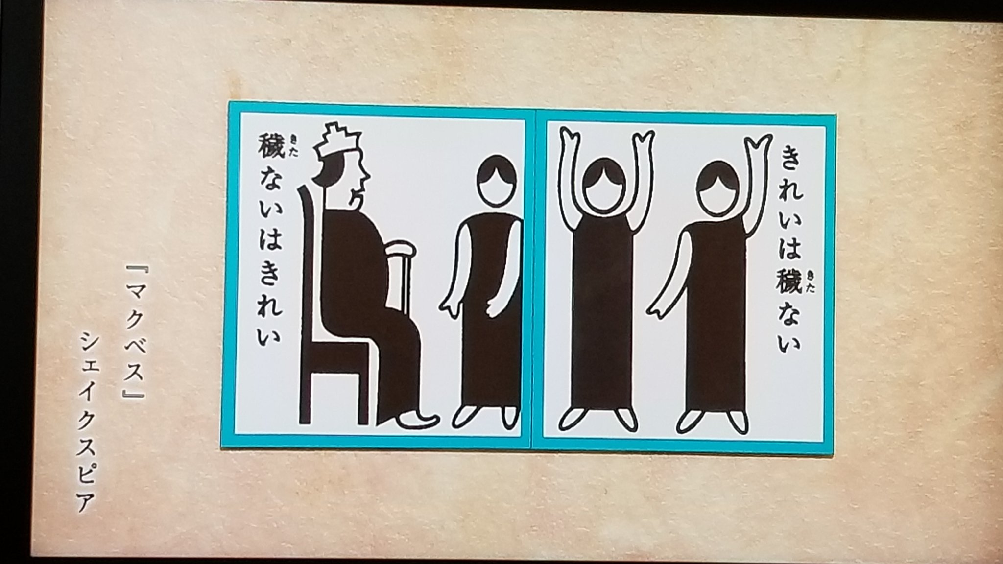 Uzivatel Cmj Na Twitteru にほんごであそぼ 名台詞かるた きれいは穢ない 穢ないはきれい マクベス シェイクスピア T Co Odoalfzmnu Twitter