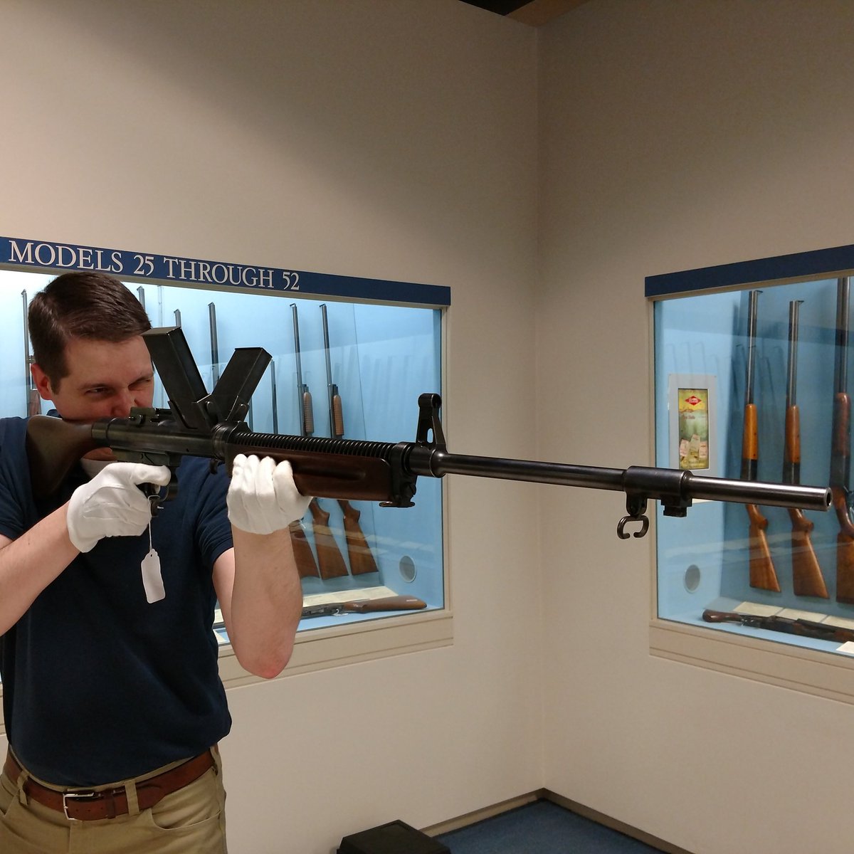 I do want to brag since recently revisiting #Battlefield1 means I'm on the list of people who handled the Burton LMR in game and in real life. #museumlife #thanksfrank