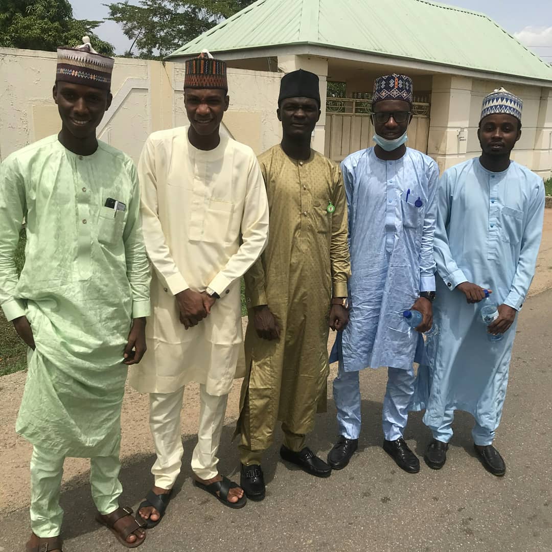 DanMornSir's tweet photo. The Executive Council of Students' Union Government under the Leadership of Comr. Mu'azu A. Sagir has visited the Vice Chancellor (V.C ATBU) Prof. M.A Abdul-azez,  in his resident yesterday.
The President @MuAlhaji  on behalf of the Students wished the V.C a Happy Eid Mubarak. https://t.co/1SAlqea79e