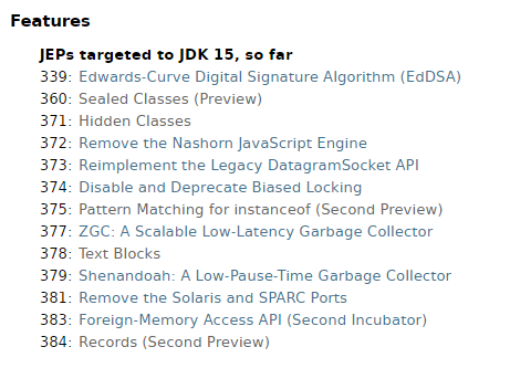 _tamanm's tweet image. Since #Java new 6 months release cadence and @java continue to brings us innovation, enhancements, performance, that keep it #1 language, and we will continue to be #MovedbyJava.
Here are some of the targeted features coming to #Java15, I am excited about it.