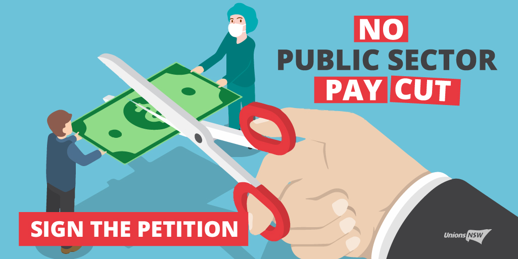 unionsnsw's tweet photo. Gladys announced yesterday that nurses, teachers & other essential public sector workers are getting a pay cut π‘
This government also gave pay rises to 7 of her top bureaucrats. The largest was for Simon Draper: $533,050 to π $599,000
βοΈ https://t.co/kIvX0uWNTG #NoPayCut https://t.co/t56dDjhZbN