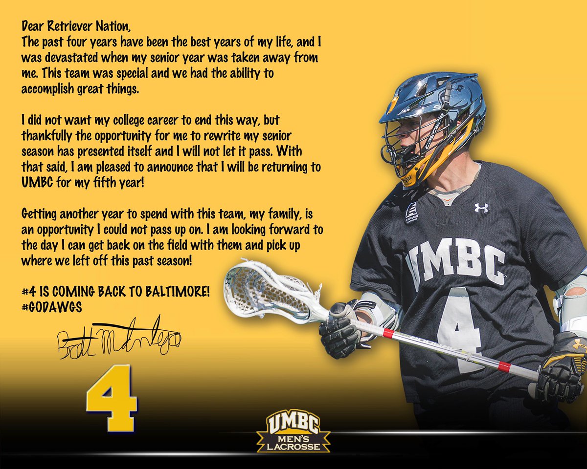 DYK Brett McIntyre has a 42.4% shooting percentage and a 78.3% Shots On Goal percentage throughout his career. Also DYK... #4 is COMING BACK! #GoDawgs #BackToBaltimore @UMBCAthletics