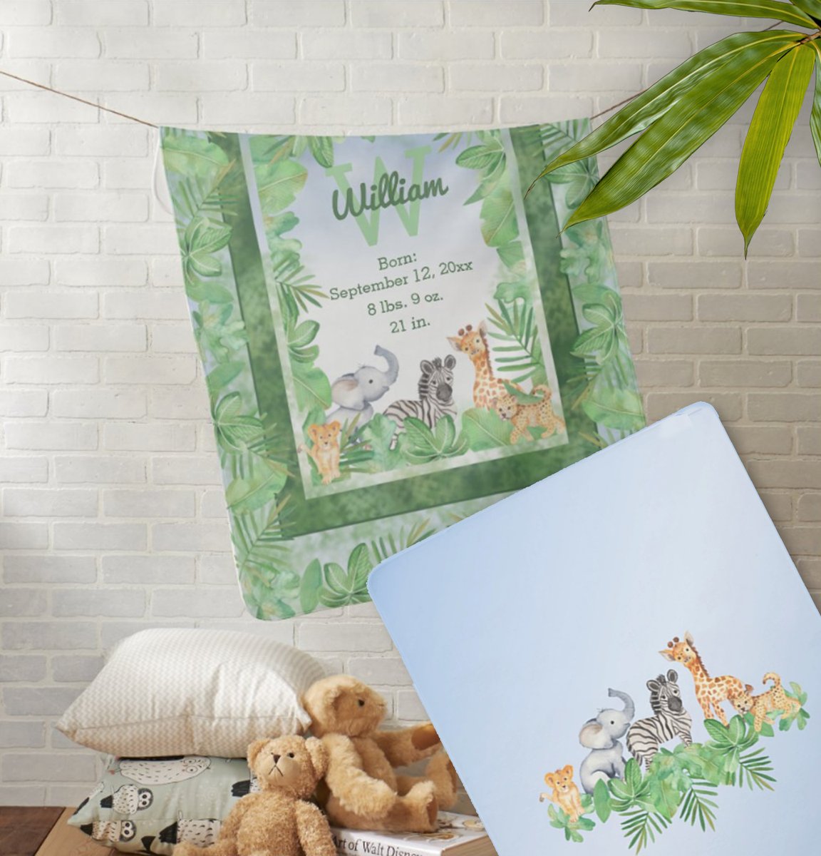 Holiday_Hearts's tweet photo. Safari Jungle Animals | Greenery Birth Stats Boy Baby Blanket
https://t.co/0xt16yK5qK
#babyblanket #blankets #babyboy #safari #jungle #greenery #tropical #blueandgreen #nurserydecor #cuteforbaby #hheartsdesigns #holidayheartsdesigns #zazzledesigner #shopsmall https://t.co/4BKwfJ64pD
