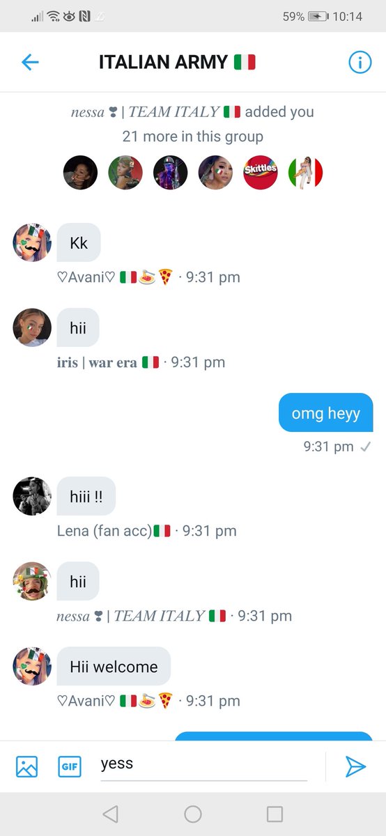 soo I went in disguise and got in the Italy gc