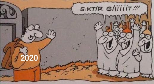 Güle güle 2020 #metor