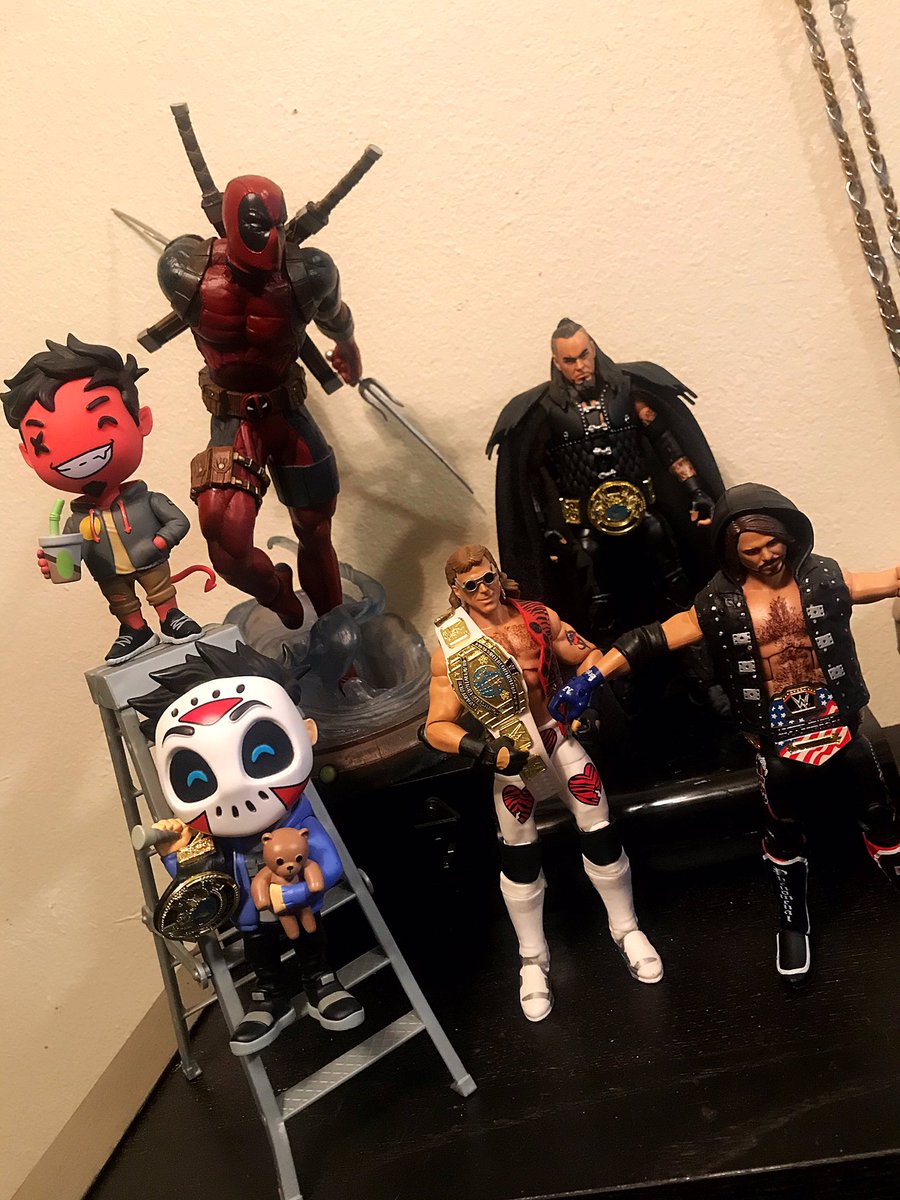 ryahsk8's tweet photo. The best Tag Team in the Lands have finally arrived to join the rest of the crew. @H2ODelirious @_CaRtOoNz #WWE #BestTagTeam @youtooz https://t.co/POvDOvZipr