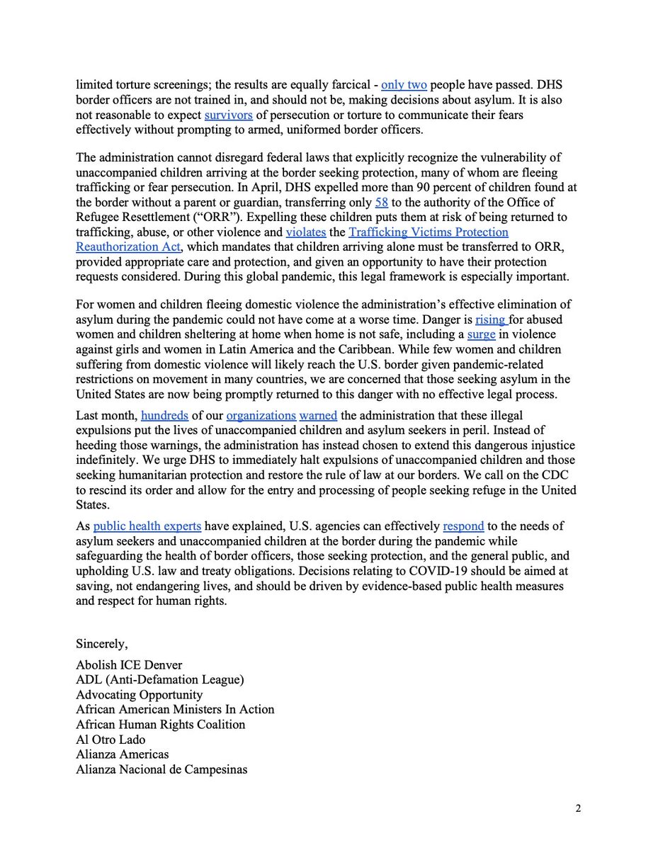 Screenshot of page 2 of the letter. The full text of the letter is available at the link in the original tweet.