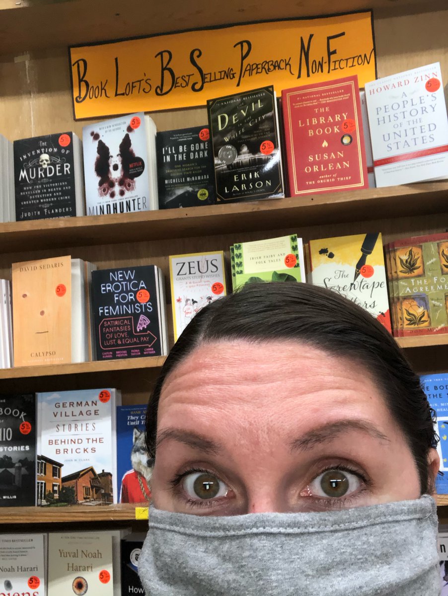 NEFFTheBook's tweet photo. NEFF co-author @bigu just signed a fresh batch of books at our beloved @TheBookLoftGV (still on the bestseller wall there THANK YOU ALL). They are doing responsible mask-only shopping by appointment and curbside pickup, go see them #CBus! https://t.co/bFTuJXKyWE