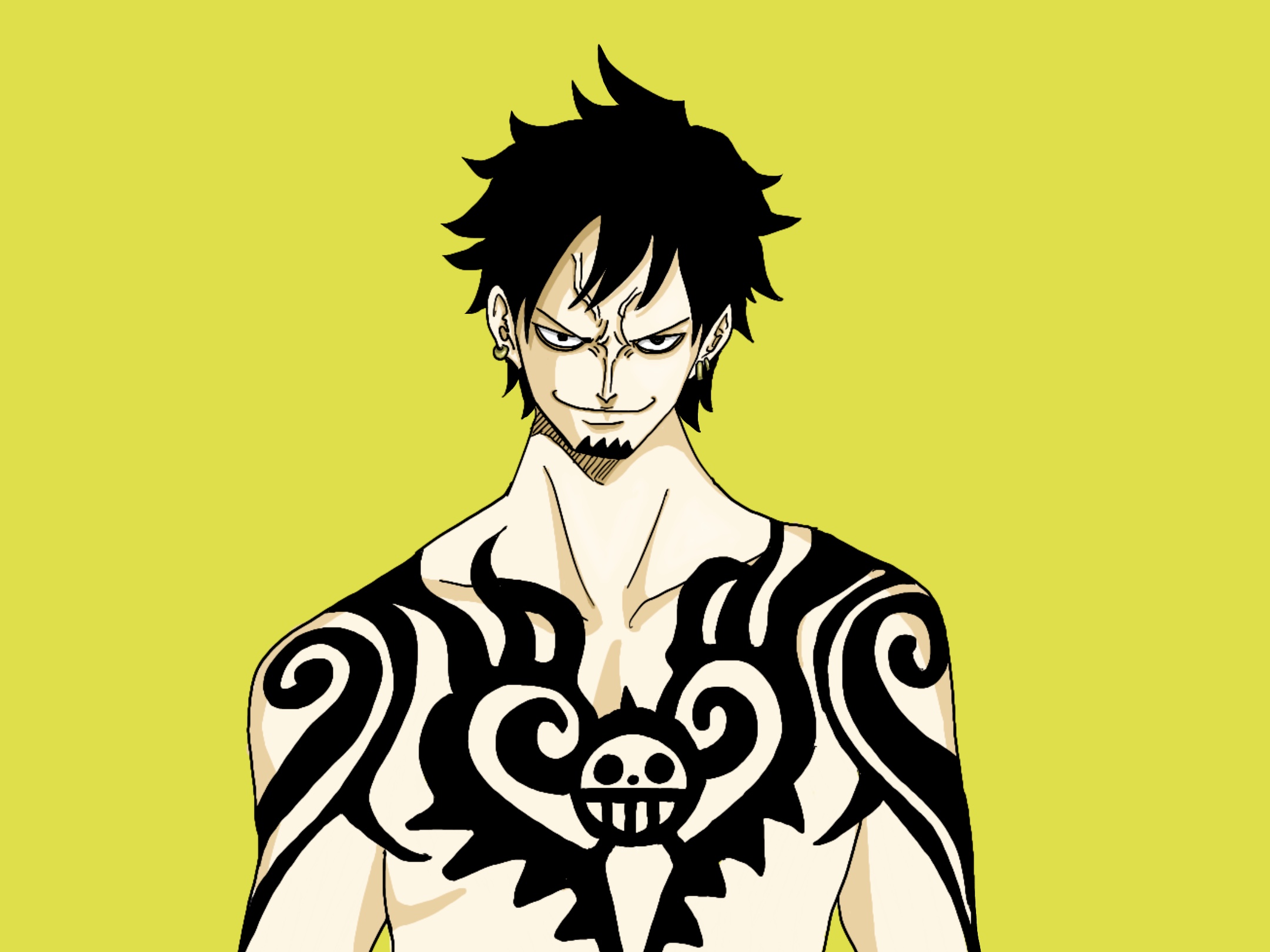 تويتر Log ワンピース考察 على تويتر おはようございます ローを描いてみたけど タトゥーの主張が強すぎた 笑 今日も一日頑張りましょー T Co 12lth7il1r