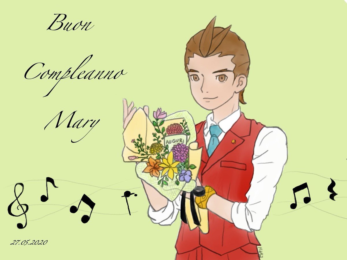 klirya's tweet photo. Happy birthday to my beautiful friend @MariaChiaraSan6 ! I know I ended up posting this after midnight, but here it is!
Auguri ciccia, sei speciale e ti voglio tanto bene
#digitalart #myart #firstdigitaldrawing #apollojustice #aceattorney #happybirthday #auguri https://t.co/tnTQ0n5Fzf