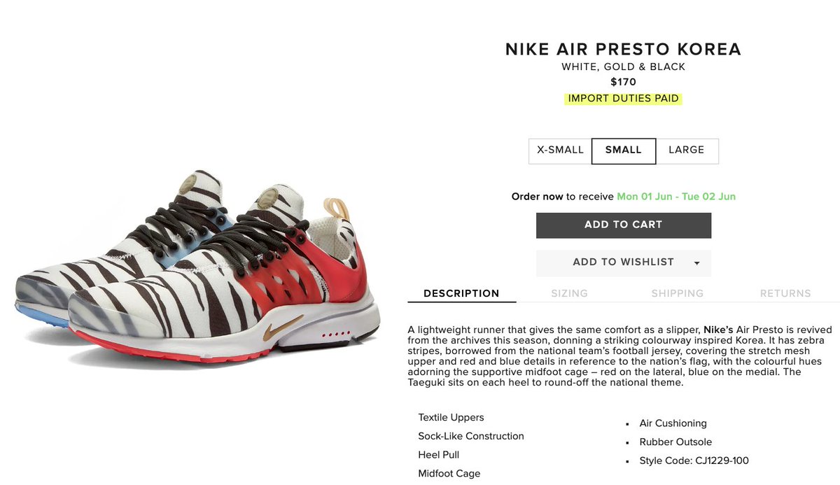 nike presto sizing help