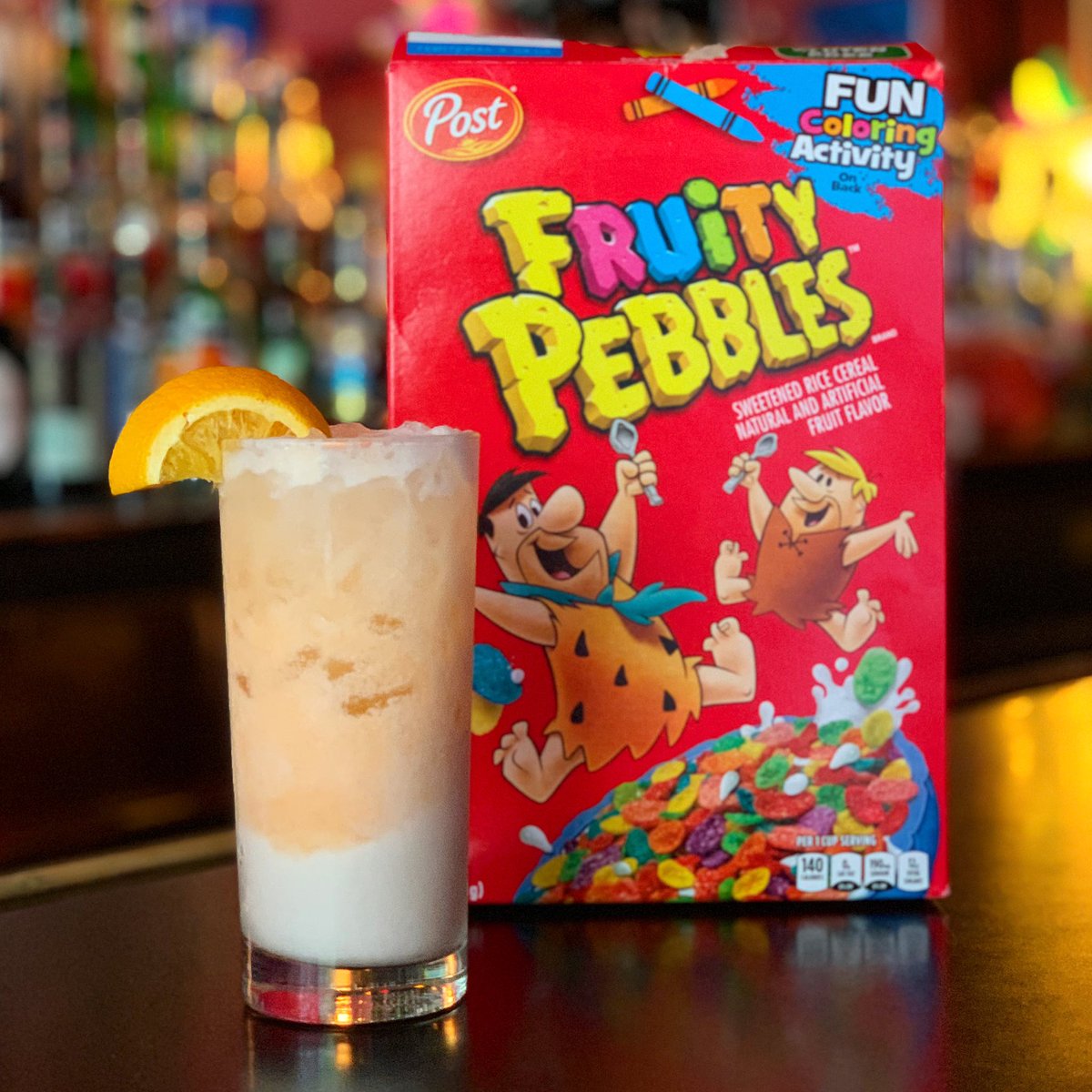 NicholasLDean's tweet photo. I made #FruityPebbles simple syrup for tonight. This is a Bedrock Creamsicle. Just imagine how that tastes. Or call me tonight [Wednesday] before 8 o’clock — because when shift’s over, I’m chugging it.
Cocktails can only be taken to go in tandem with a food order: 716-484-6063! https://t.co/17VhDt0Y8q