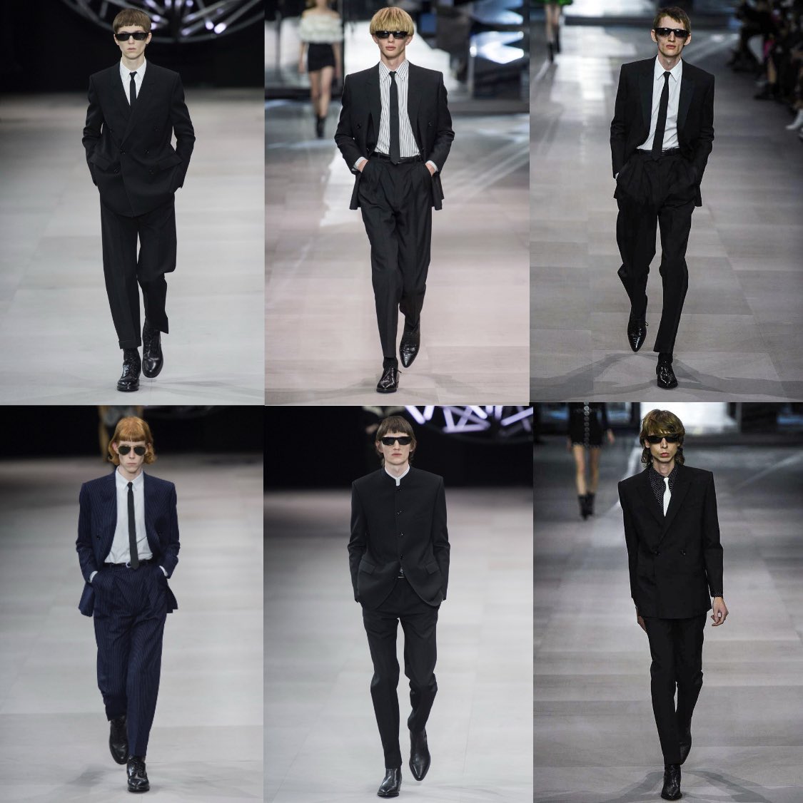 i’m not there (2007)celine by hedi slimane (2018-)despite my distaste towards new celine, i’m not there has a rockstar quality with sophistication—something saint laurent lacked with its loud prints & 21st century silhouettes. a black suit+sunglasses is a new celine signature.