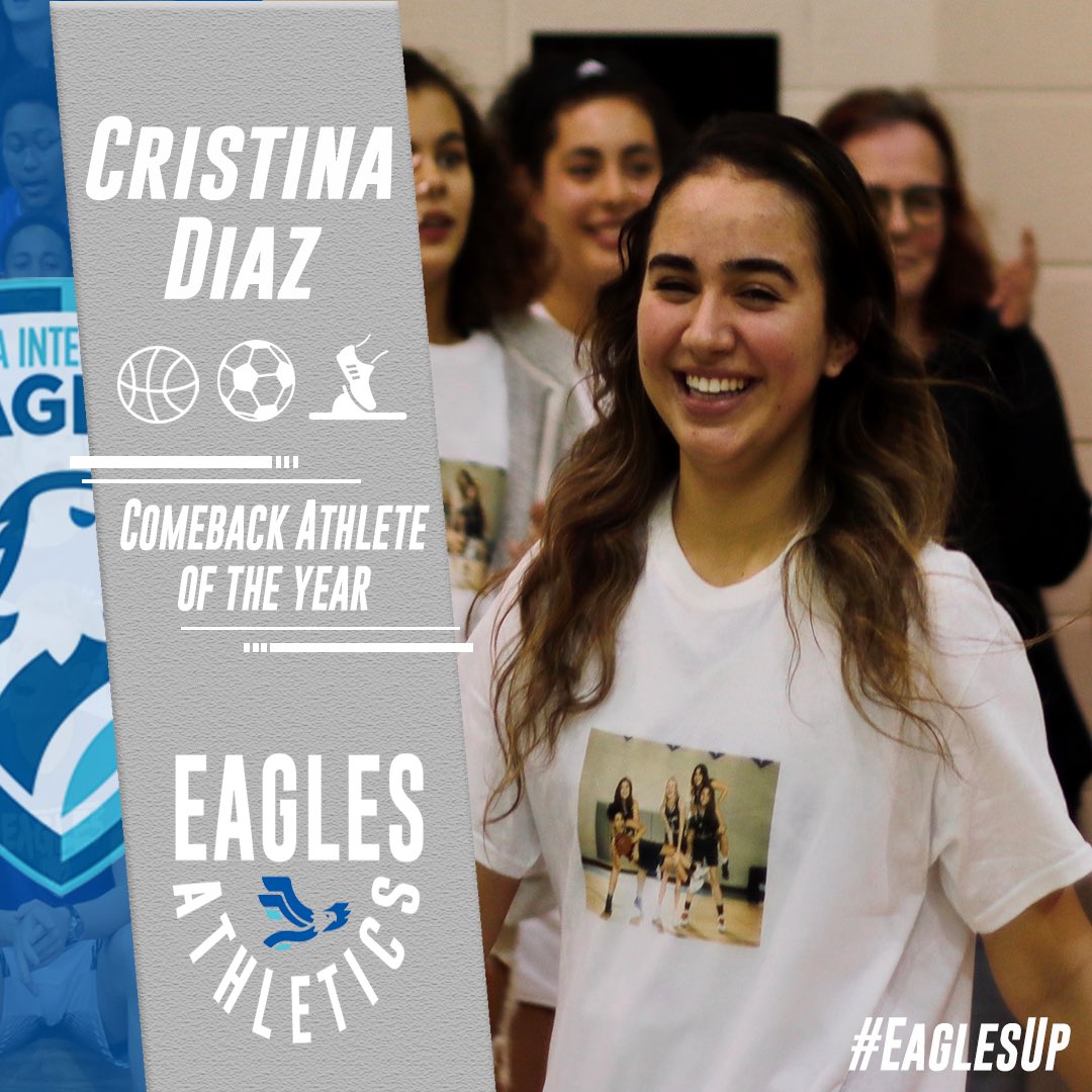 AISchoolEagles's tweet image. Congratulations Cristina! Your determination to come back was inspiring! #EaglesUp @AIS_Eagles