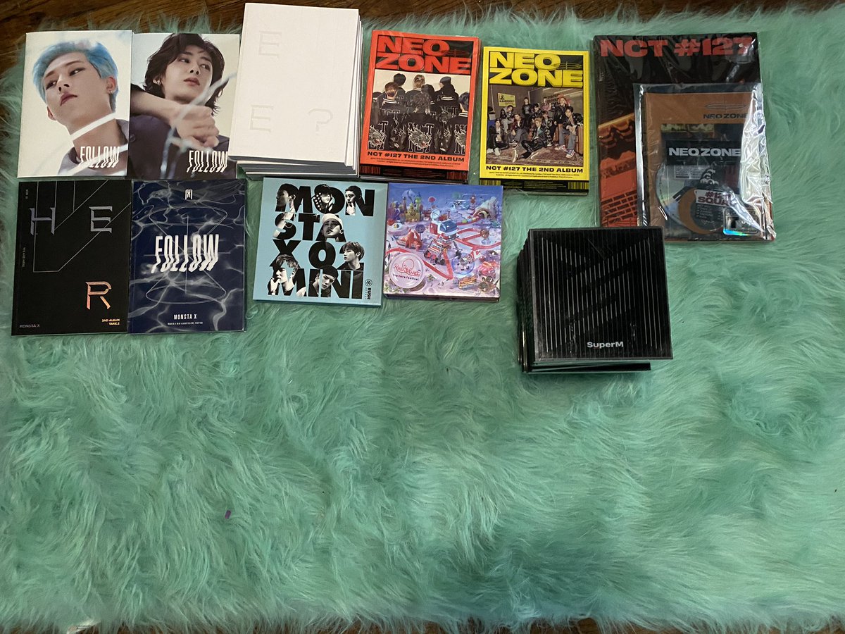 lilpuppysaur's tweet photo. I have these albums for sale!! All in brand new condition. Opened to remove photocards. 

Message me for details! #NCT127 #NCTPunch #NCTNEOZON #MONSTAX #MONBEBE #NCTZEN https://t.co/A3JK52pLY2