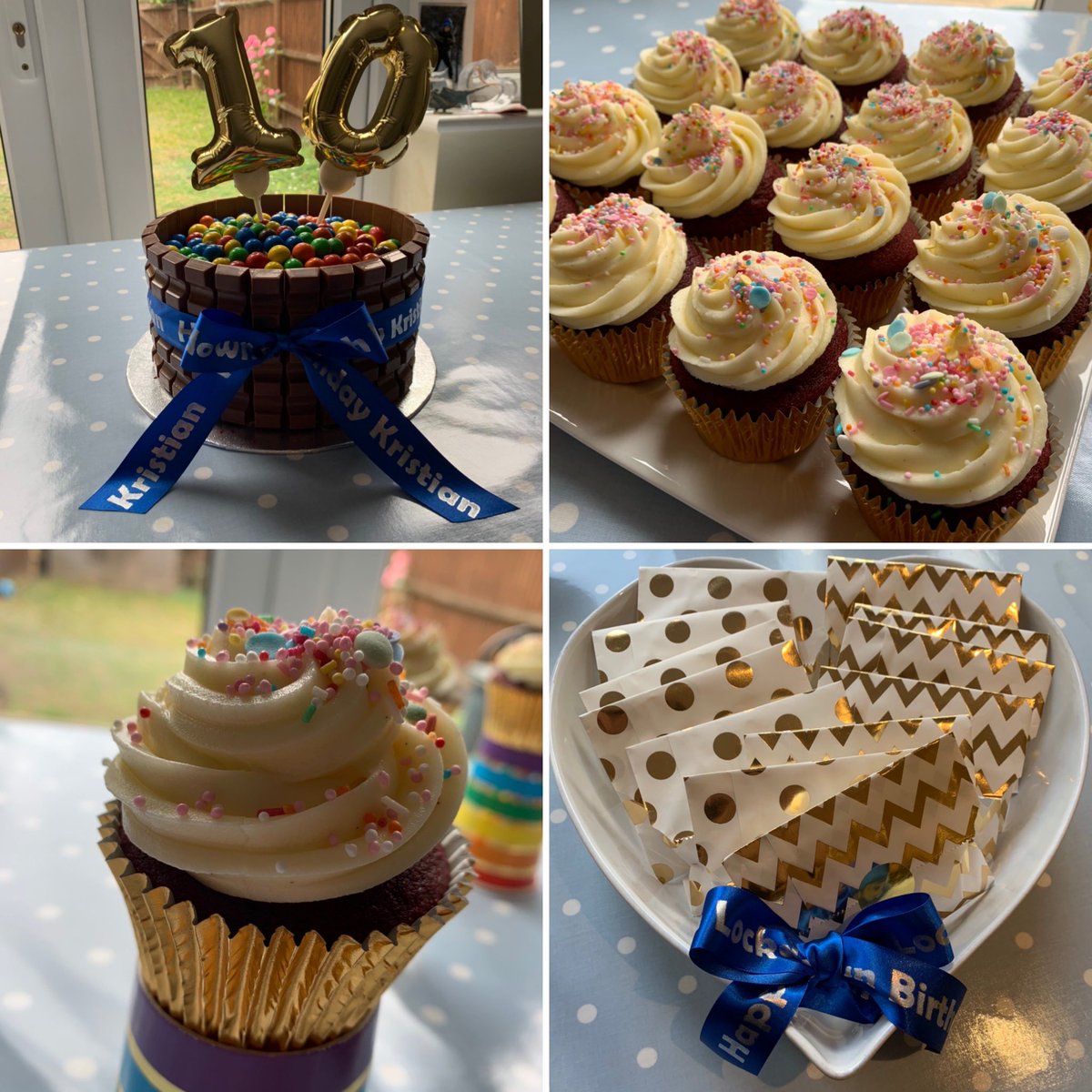 Lockdown Birthday for my baby boy today 💙 #doubledigits #10thbirthday #ten #birthday #lockdownBirthday