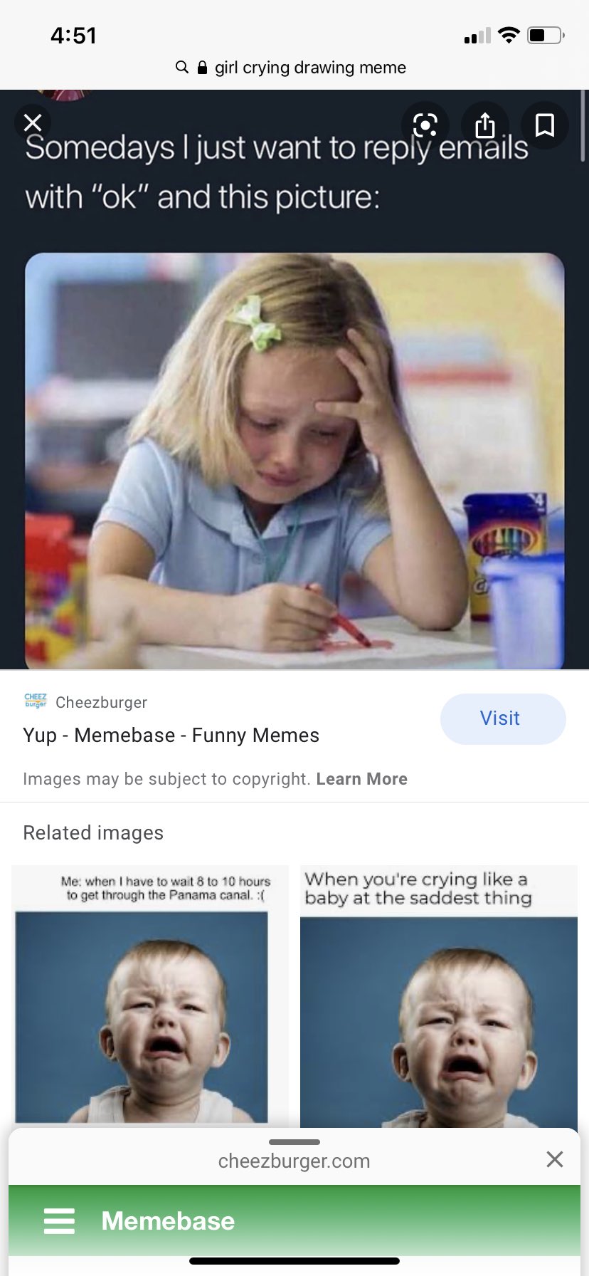 🌿Watt 🔜 MAGFest on Twitter: "@CharliesTete the funny thing is "girl crying  drawing" was exactly what I googled to find the original image but now I  can\