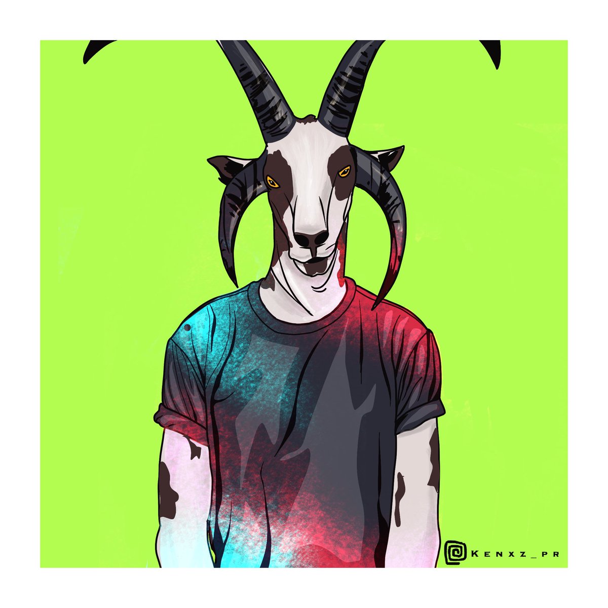 KenXz_Pr's tweet photo. I Am The GOAT 🔥• Art By https://t.co/dnZTR3jK8B

•#goat  #goats #goats🐐 #goatlife #digitalart •
#digitalart #digitalillustration #digitaldrawing #digitalpainting #digitaldog #goatman #gangster #digitalart #artedigital #arte #art #cabra #soylacabra #iamthegoat https://t.co/GtQwM8aEOQ