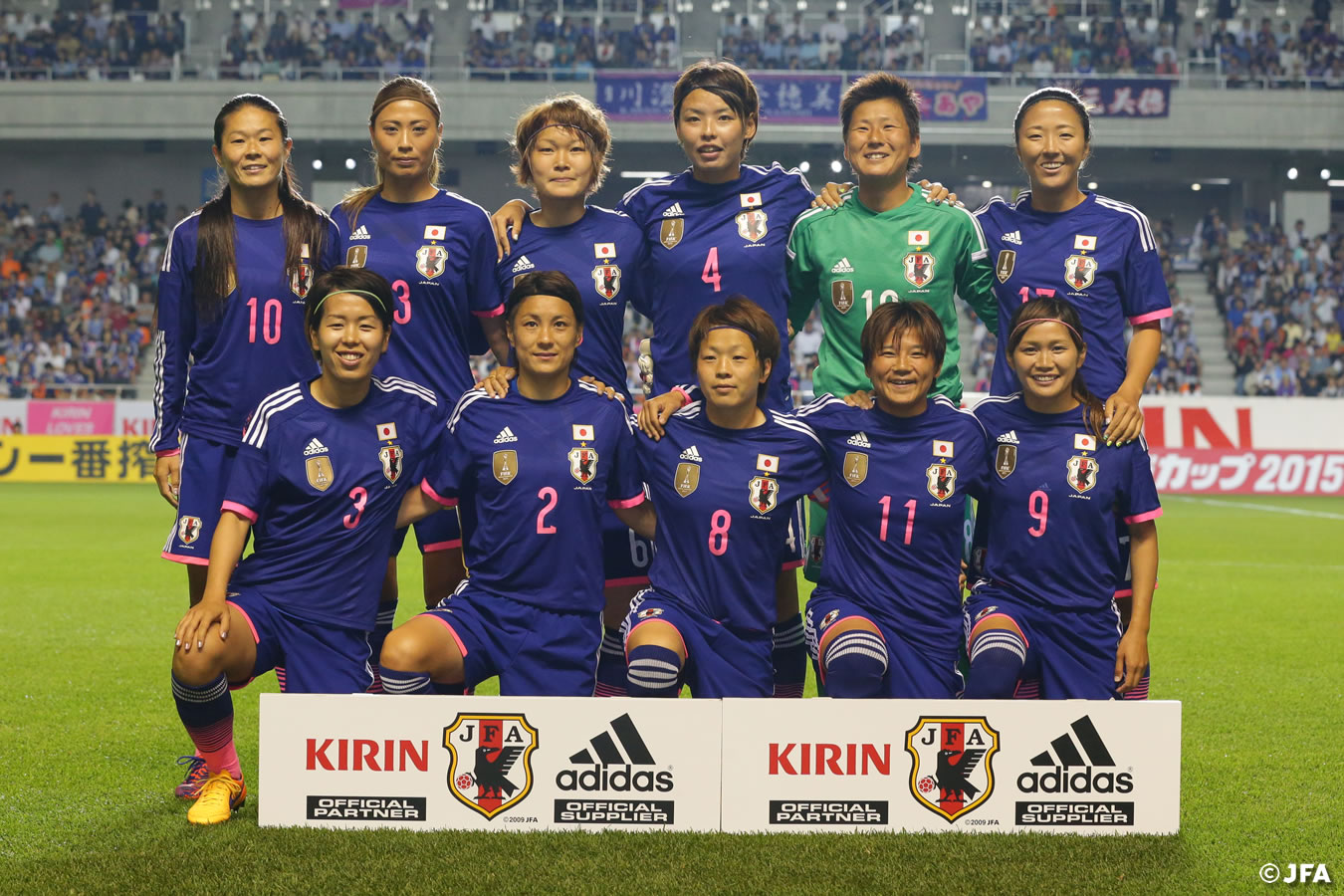 Jfaなでしこサッカー Onthisday 15 5 28 なでしこジャパン Gk 海堀あゆみ 74 福元美穂 Df 近賀ゆかり 69 有吉佐織 岩清水梓 熊谷紗希 Mf 澤穂希 62 鮫島彩 宮間あや 86 川村優理 川澄奈穂美 Ht 菅澤優衣香 阪口夢穂 宇津木瑠美